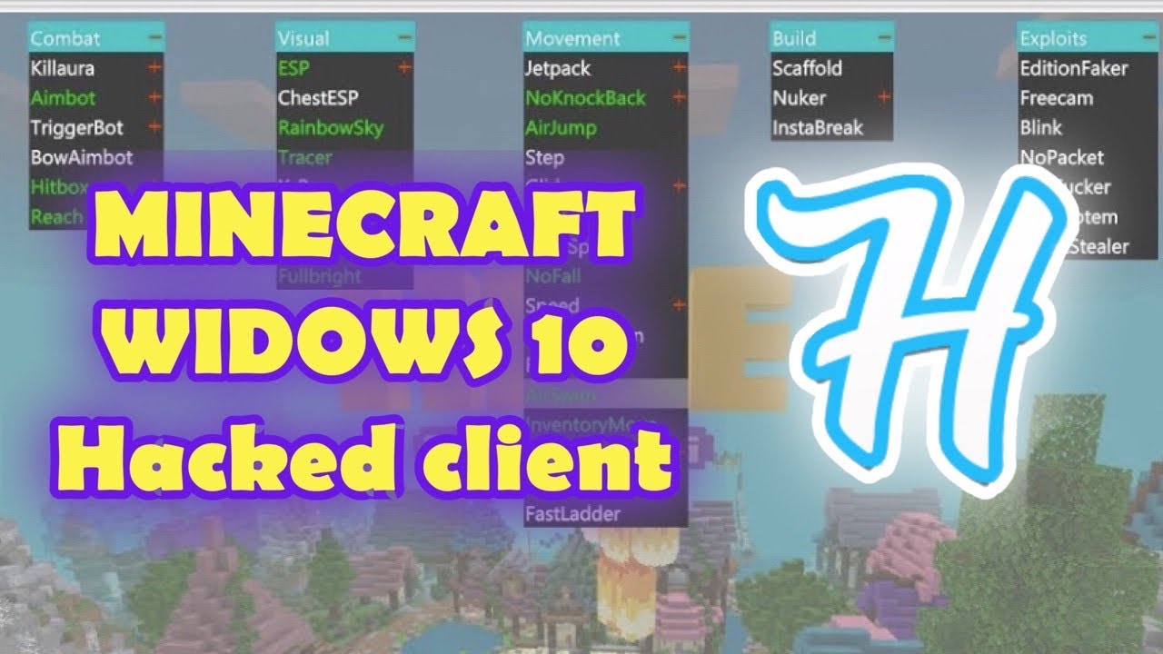 minecraft bedrock hacked client windows 10 free